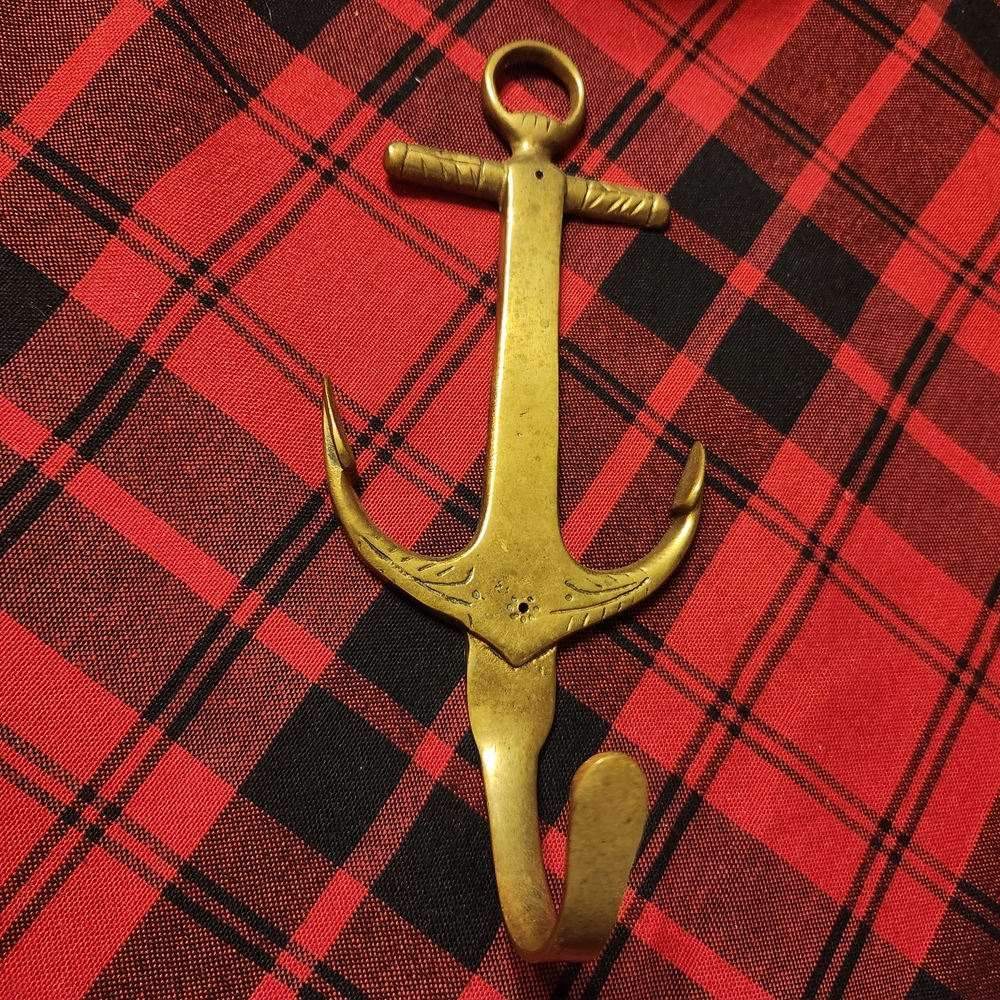 Solid Brass Anchor Wall Hook